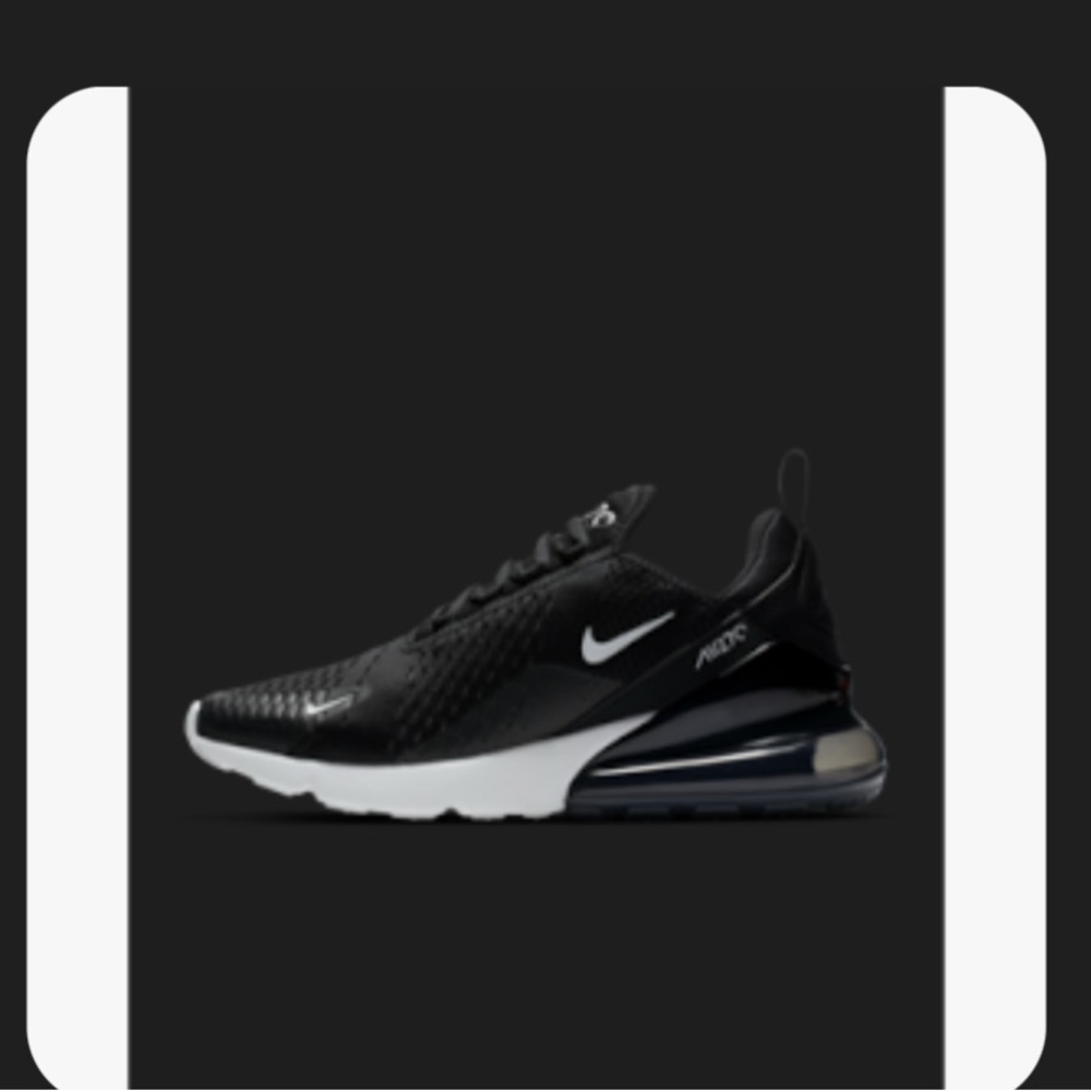 Nike Men's Black Air Max 270 Athletic Shoes